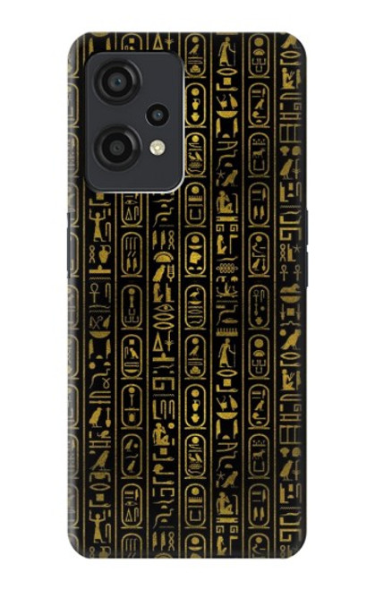 W3869 Ancient Egyptian Hieroglyphic Funda Carcasa Case y Caso Del Tirón Funda para OnePlus Nord CE 2 Lite 5G