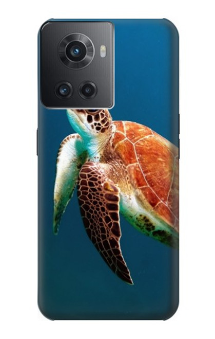 W3899 Sea Turtle Funda Carcasa Case y Caso Del Tirón Funda para OnePlus 10R