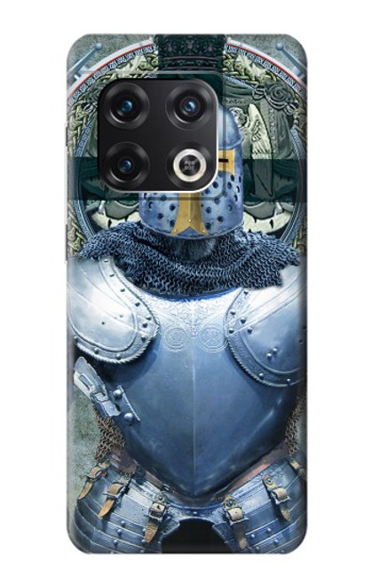 W3864 Medieval Templar Heavy Armor Knight Funda Carcasa Case y Caso Del Tirón Funda para OnePlus 10 Pro