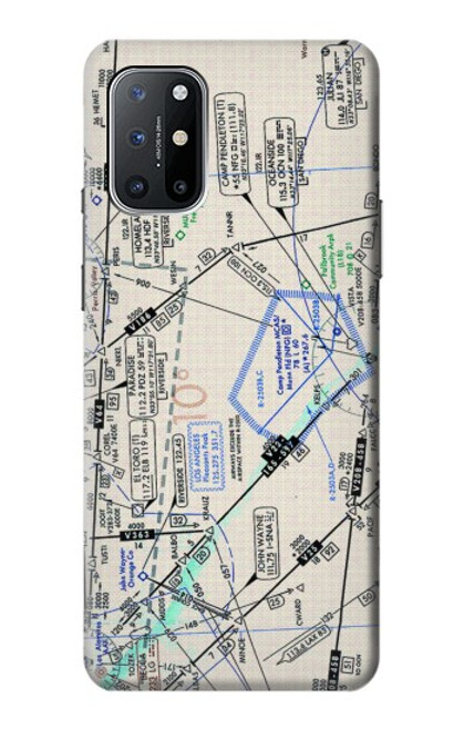 W3882 Flying Enroute Chart Funda Carcasa Case y Caso Del Tirón Funda para OnePlus 8T