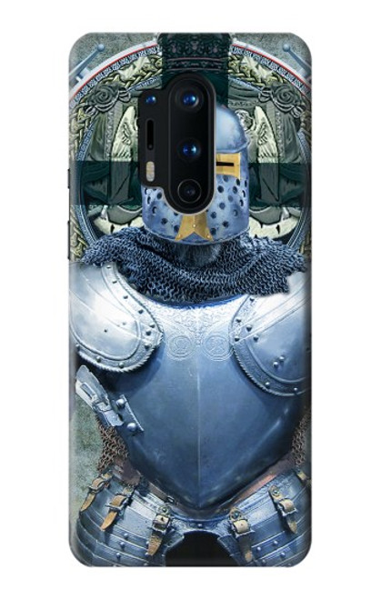 W3864 Medieval Templar Heavy Armor Knight Funda Carcasa Case y Caso Del Tirón Funda para OnePlus 8 Pro