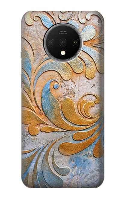 W3875 Canvas Vintage Rugs Funda Carcasa Case y Caso Del Tirón Funda para OnePlus 7T