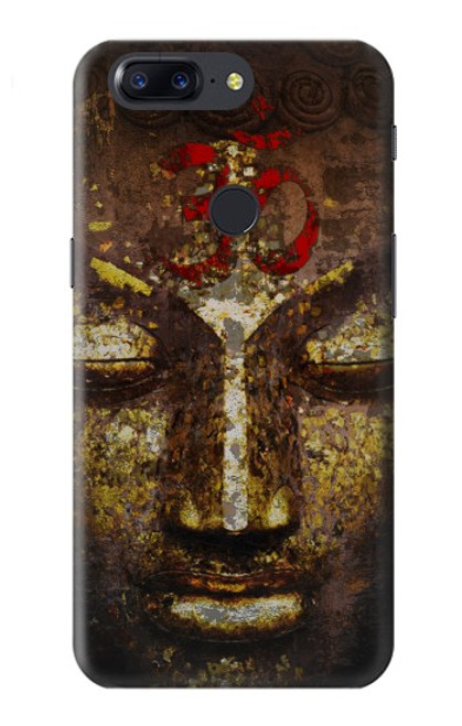 W3874 Buddha Face Ohm Symbol Funda Carcasa Case y Caso Del Tirón Funda para OnePlus 5T