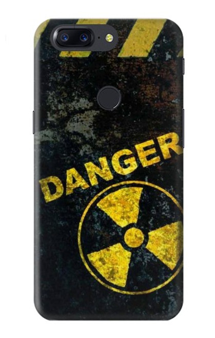 W3891 Nuclear Hazard Danger Funda Carcasa Case y Caso Del Tirón Funda para OnePlus 5T