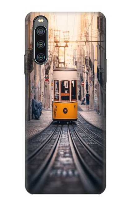 W3867 Trams in Lisbon Funda Carcasa Case y Caso Del Tirón Funda para Sony Xperia 10 IV