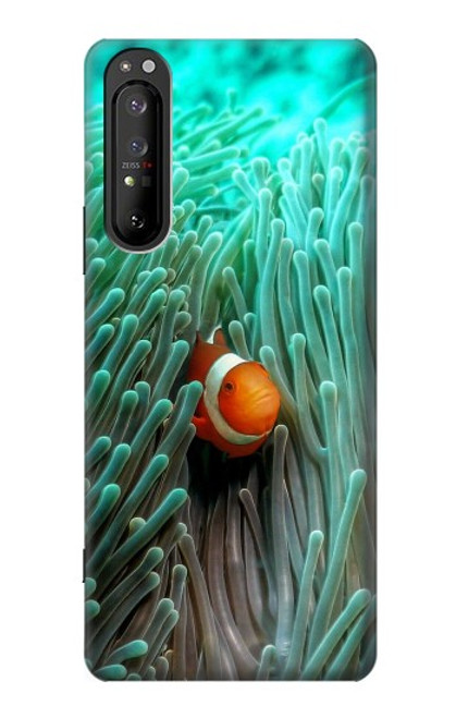 W3893 Ocellaris clownfish Funda Carcasa Case y Caso Del Tirón Funda para Sony Xperia 1 II