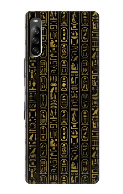 W3869 Ancient Egyptian Hieroglyphic Funda Carcasa Case y Caso Del Tirón Funda para Sony Xperia L4
