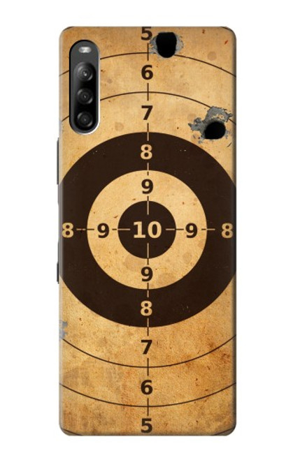 W3894 Paper Gun Shooting Target Funda Carcasa Case y Caso Del Tirón Funda para Sony Xperia L4