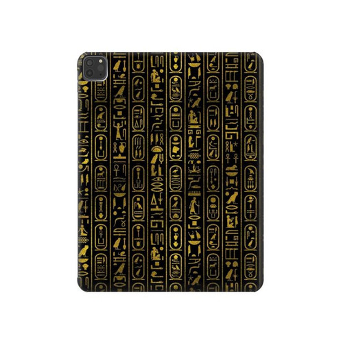 W3869 Ancient Egyptian Hieroglyphic Funda Carcasa Case para iPad Pro 11 (2021,2020,2018, 3rd, 2nd, 1st)