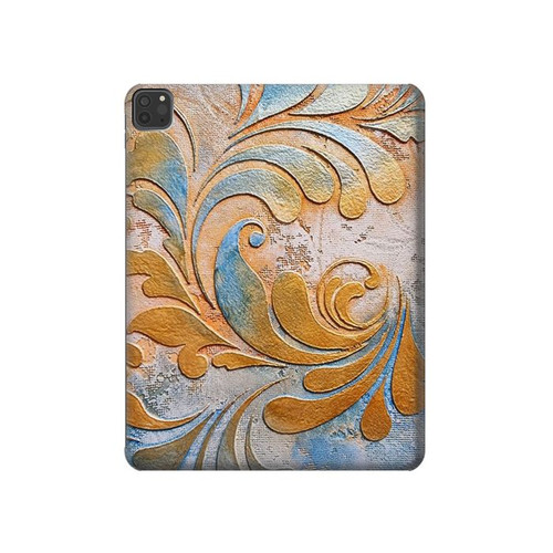 W3875 Canvas Vintage Rugs Funda Carcasa Case para iPad Pro 11 (2021,2020,2018, 3rd, 2nd, 1st)