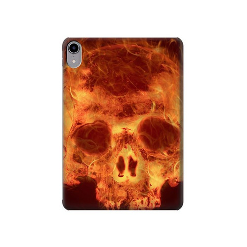 W3881 Fire Skull Funda Carcasa Case para iPad mini 6, iPad mini (2021)
