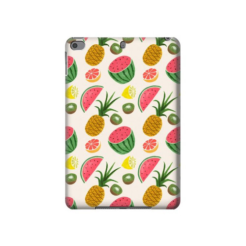 W3883 Fruit Pattern Funda Carcasa Case para iPad mini 4, iPad mini 5, iPad mini 5 (2019)