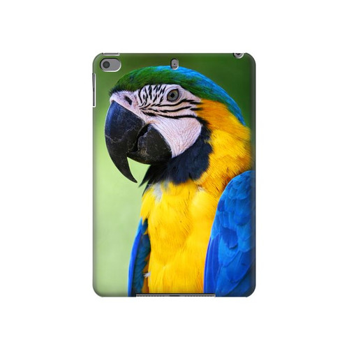 W3888 Macaw Face Bird Funda Carcasa Case para iPad mini 4, iPad mini 5, iPad mini 5 (2019)