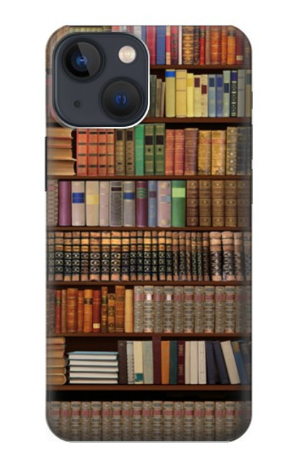 W3154 Bookshelf Funda Carcasa Case y Caso Del Tirón Funda para iPhone 14