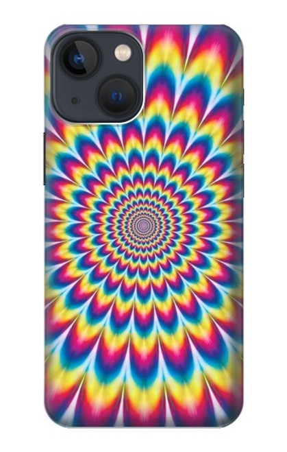 W3162 Colorful Psychedelic Funda Carcasa Case y Caso Del Tirón Funda para iPhone 14