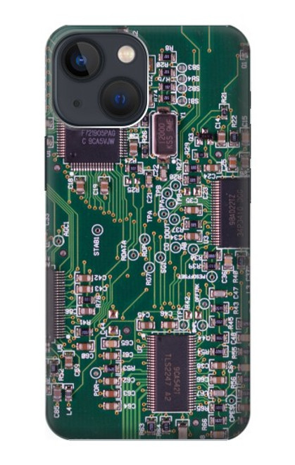 W3519 Electronics Circuit Board Graphic Funda Carcasa Case y Caso Del Tirón Funda para iPhone 14