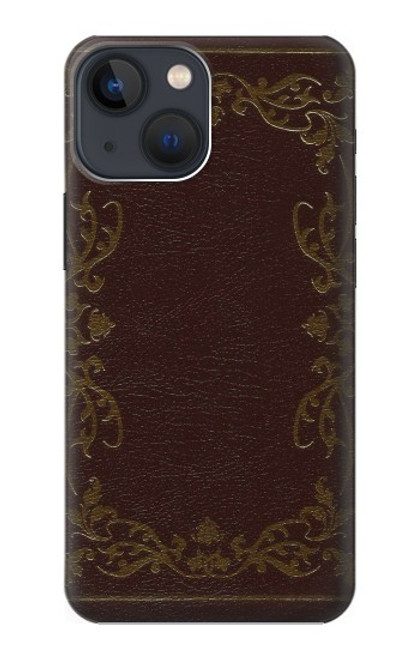 W3553 Vintage Book Cover Funda Carcasa Case y Caso Del Tirón Funda para iPhone 14