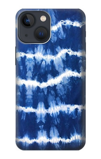 W3671 Blue Tie Dye Funda Carcasa Case y Caso Del Tirón Funda para iPhone 14