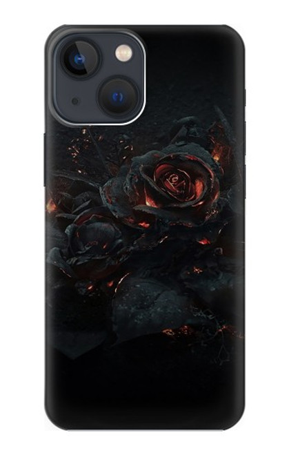 W3672 Burned Rose Funda Carcasa Case y Caso Del Tirón Funda para iPhone 14