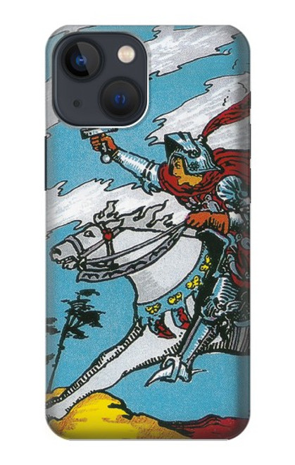 W3731 Tarot Card Knight of Swords Funda Carcasa Case y Caso Del Tirón Funda para iPhone 14