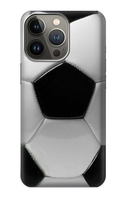 W2964 Football Soccer Ball Funda Carcasa Case y Caso Del Tirón Funda para iPhone 14 Pro