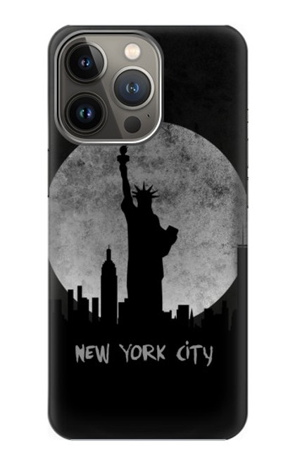W3097 New York City Funda Carcasa Case y Caso Del Tirón Funda para iPhone 14 Pro