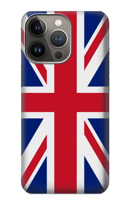 W3103 Flag of The United Kingdom Funda Carcasa Case y Caso Del Tirón Funda para iPhone 14 Pro