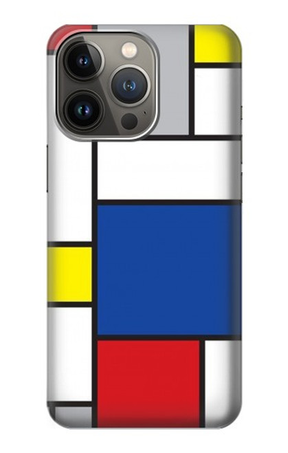 W3536 Modern Art Funda Carcasa Case y Caso Del Tirón Funda para iPhone 14 Pro