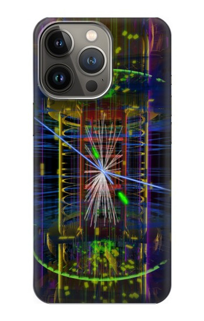W3545 Quantum Particle Collision Funda Carcasa Case y Caso Del Tirón Funda para iPhone 14 Pro