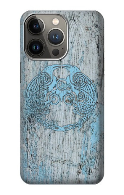 W3829 Huginn And Muninn Twin Ravens Norse Funda Carcasa Case y Caso Del Tirón Funda para iPhone 14 Pro