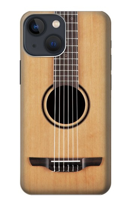 W2819 Classical Guitar Funda Carcasa Case y Caso Del Tirón Funda para iPhone 14 Plus