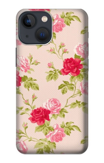 W3037 Pretty Rose Cottage Flora Funda Carcasa Case y Caso Del Tirón Funda para iPhone 14 Plus