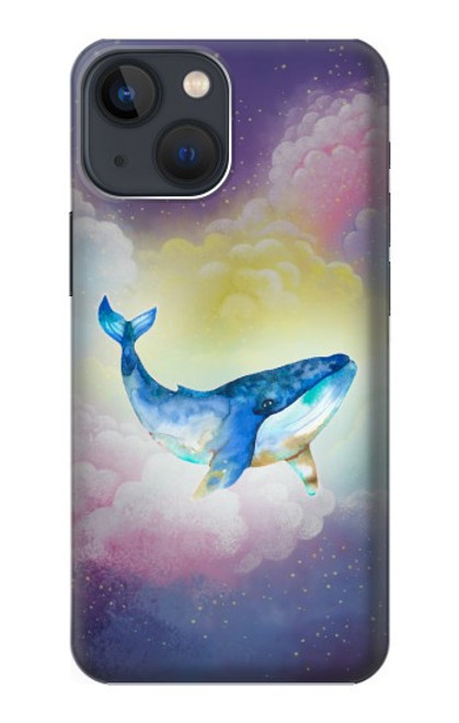 W3802 Dream Whale Pastel Fantasy Funda Carcasa Case y Caso Del Tirón Funda para iPhone 14 Plus