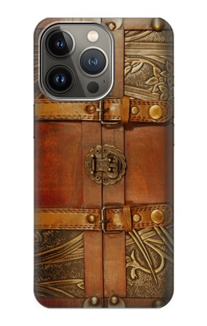 W3012 Treasure Chest Funda Carcasa Case y Caso Del Tirón Funda para iPhone 14 Pro Max