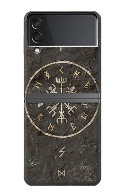 W3413 Norse Ancient Viking Symbol Funda Carcasa Case y Caso Del Tirón Funda para Samsung Galaxy Z Flip 4