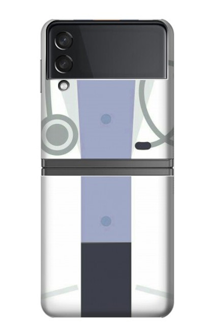 W3801 Doctor Suit Funda Carcasa Case y Caso Del Tirón Funda para Samsung Galaxy Z Flip 4