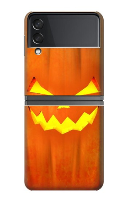 W3828 Pumpkin Halloween Funda Carcasa Case y Caso Del Tirón Funda para Samsung Galaxy Z Flip 4