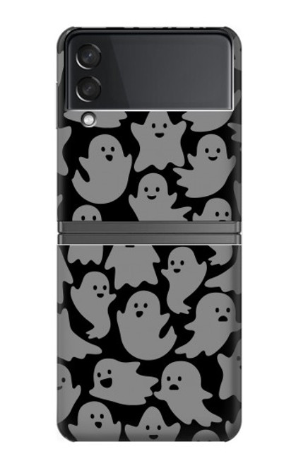 W3835 Cute Ghost Pattern Funda Carcasa Case y Caso Del Tirón Funda para Samsung Galaxy Z Flip 4