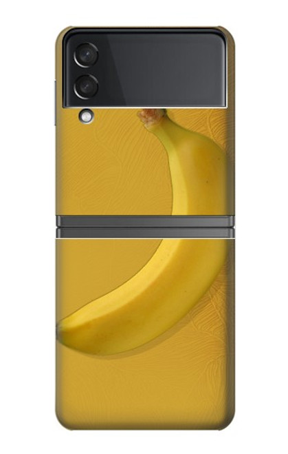 W3872 Banana Funda Carcasa Case y Caso Del Tirón Funda para Samsung Galaxy Z Flip 4