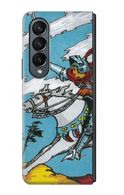 W3731 Tarot Card Knight of Swords Funda Carcasa Case y Caso Del Tirón Funda para Samsung Galaxy Z Fold 4