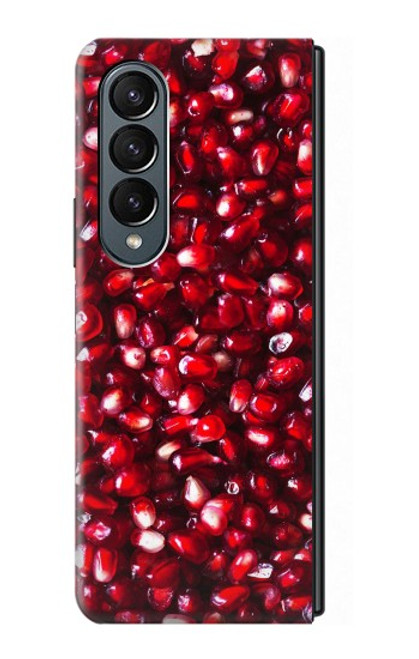 W3757 Pomegranate Funda Carcasa Case y Caso Del Tirón Funda para Samsung Galaxy Z Fold 4