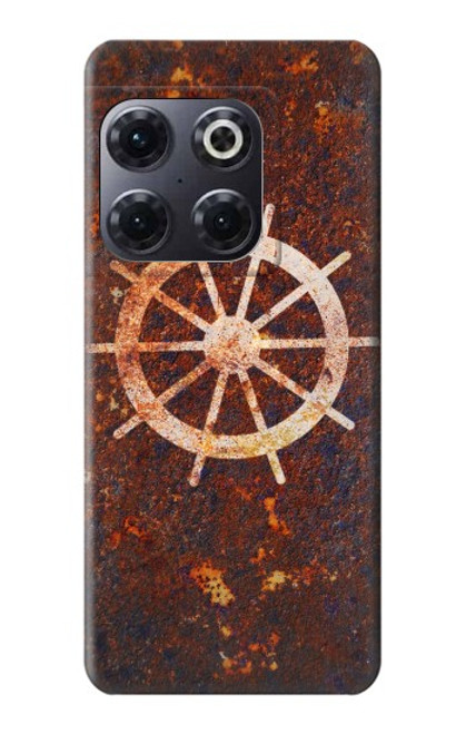 W2766 Ship Wheel Rusty Texture Funda Carcasa Case y Caso Del Tirón Funda para OnePlus 10T