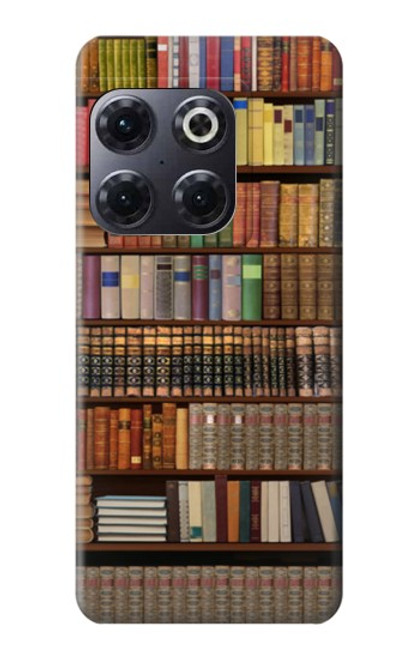 W3154 Bookshelf Funda Carcasa Case y Caso Del Tirón Funda para OnePlus 10T