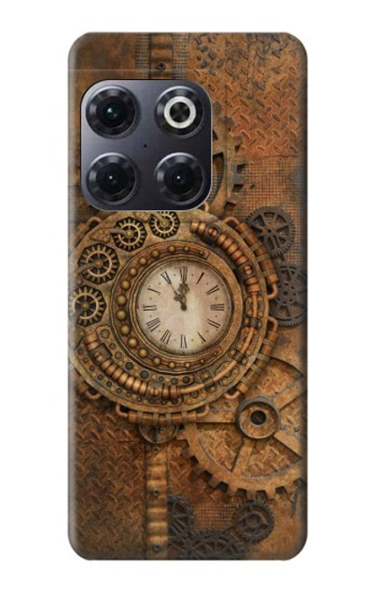 W3401 Clock Gear Steampunk Funda Carcasa Case y Caso Del Tirón Funda para OnePlus 10T