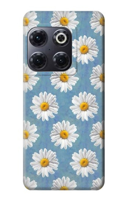 W3454 Floral Daisy Funda Carcasa Case y Caso Del Tirón Funda para OnePlus 10T