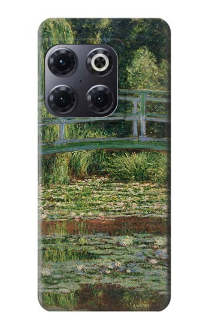 W3674 Claude Monet Footbridge and Water Lily Pool Funda Carcasa Case y Caso Del Tirón Funda para OnePlus 10T