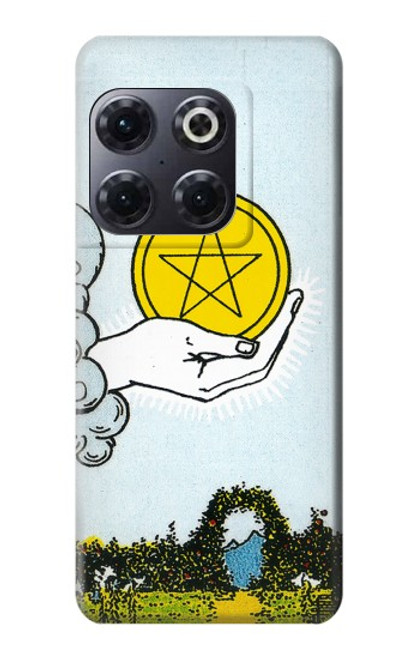 W3722 Tarot Card Ace of Pentacles Coins Funda Carcasa Case y Caso Del Tirón Funda para OnePlus 10T