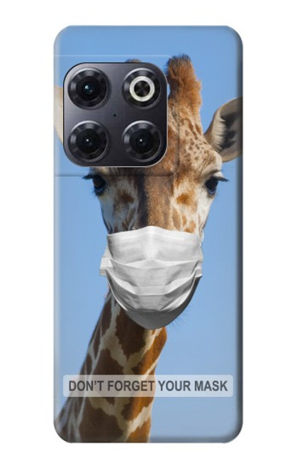 W3806 Funny Giraffe Funda Carcasa Case y Caso Del Tirón Funda para OnePlus 10T