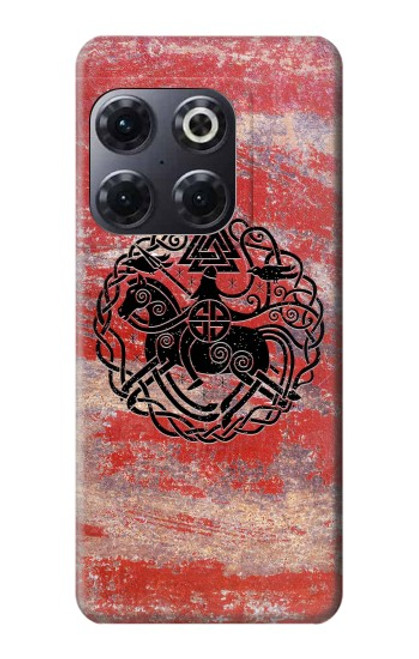 W3831 Viking Norse Ancient Symbol Funda Carcasa Case y Caso Del Tirón Funda para OnePlus 10T