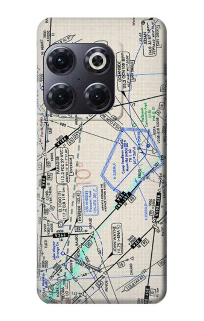 W3882 Flying Enroute Chart Funda Carcasa Case y Caso Del Tirón Funda para OnePlus 10T